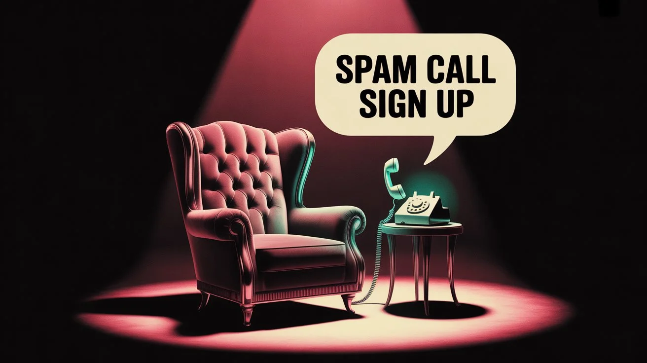 spam call sign up