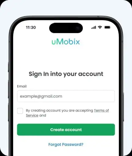 uMobix  Signin